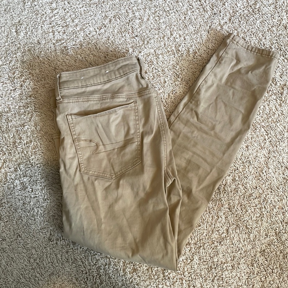 American Eagle Super Stretch Tan Pant